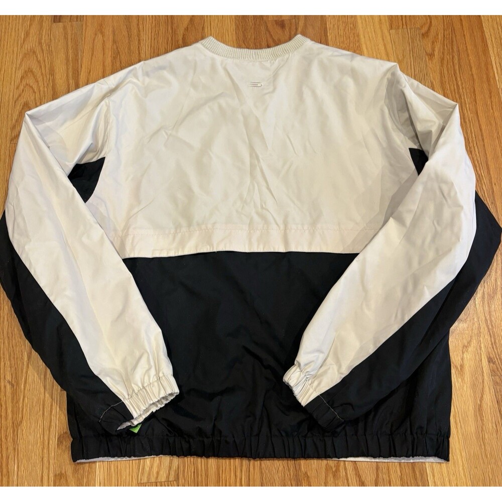 Dockers Golf Jacket Mens Medium Pullover Windbreaker Lined Pockets Seashell NWT - Picture 2 of 14